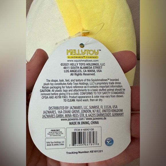 Kellytoy Leticia the 4ever Lemon Squishmallow Fruit Squad Plush Stuffed Toy 8” - Picture 13 of 13